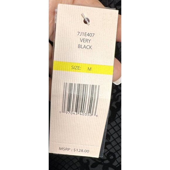 Nanette Lepore Black Brocade Velvet jacket blazer medium NWT - Picture 7 of 10